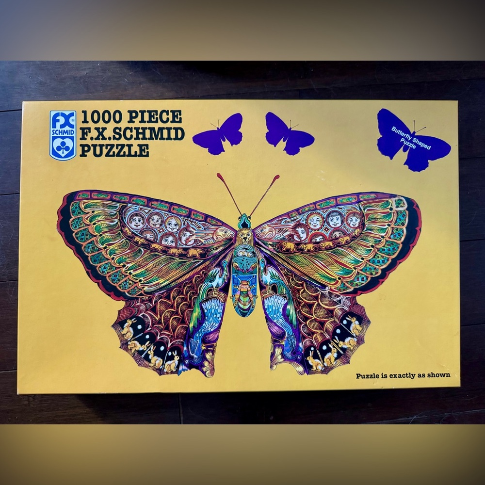 F.X. Schmid Colorful Butterfly 1000 Piece Puzzle